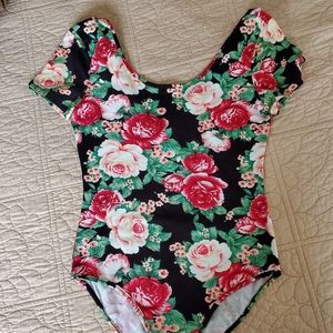 Forever 21 Floral Bodysuit